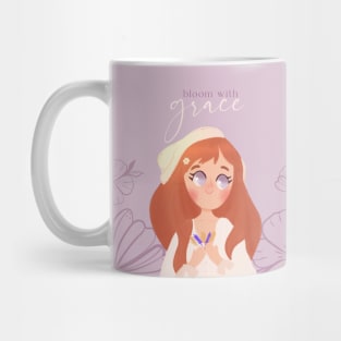 Cute girl illustration Mug